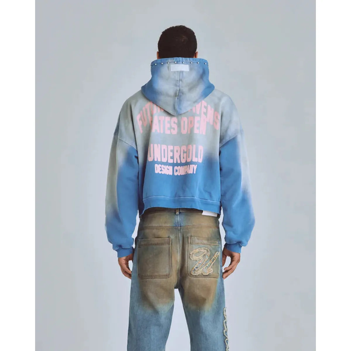 Undergold Agnus Dei Future Heavens Storm Blue Hoodie