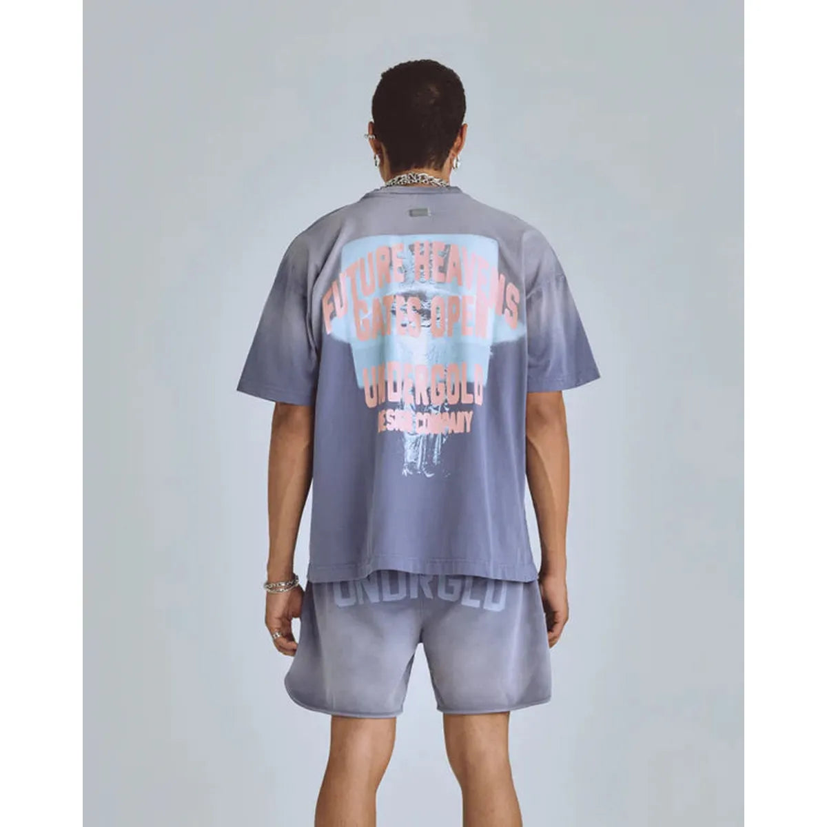 Undergold Agnus Dei Future Heavens Faded Purple T-shirt