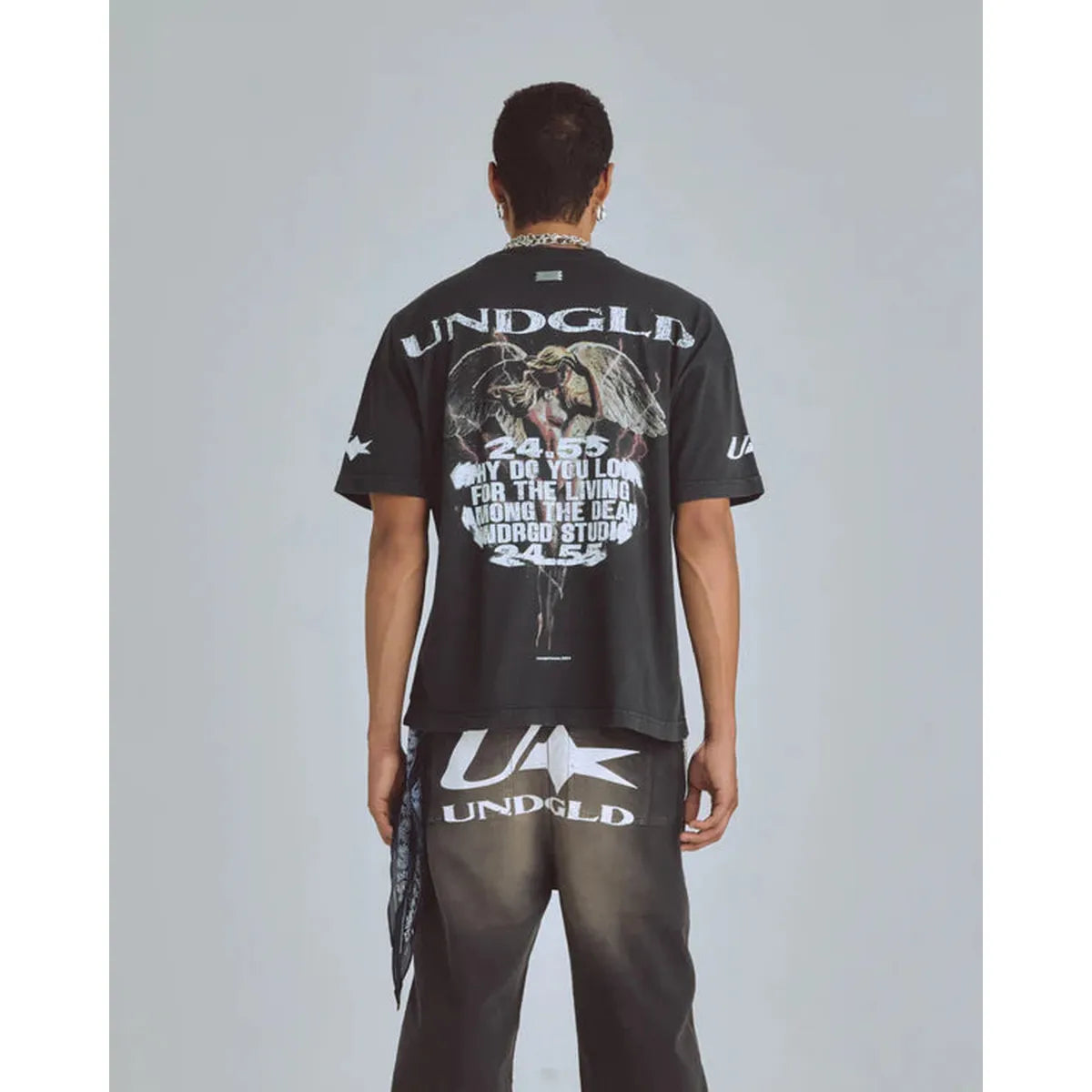 Undergold Agnus Dei Valkyrie Vintage Black T-shirt