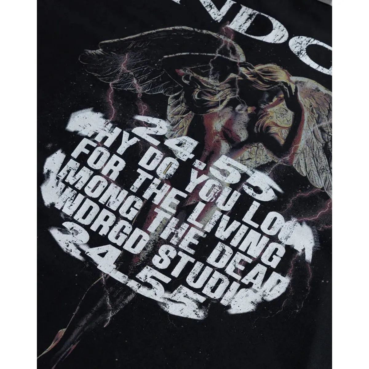 Undergold Agnus Dei Valkyrie Vintage Black T-shirt