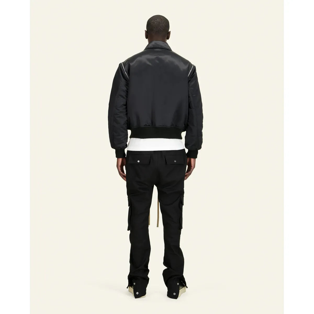 Mouty Black Zipper Bomber