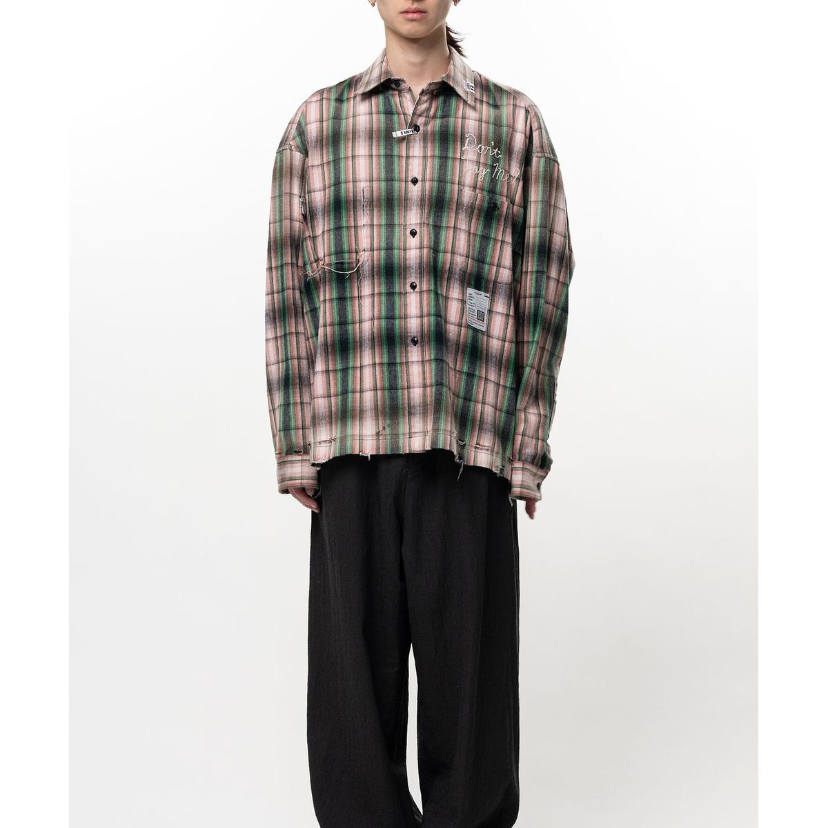 Maison Mihara Vintage Like Check Shirt