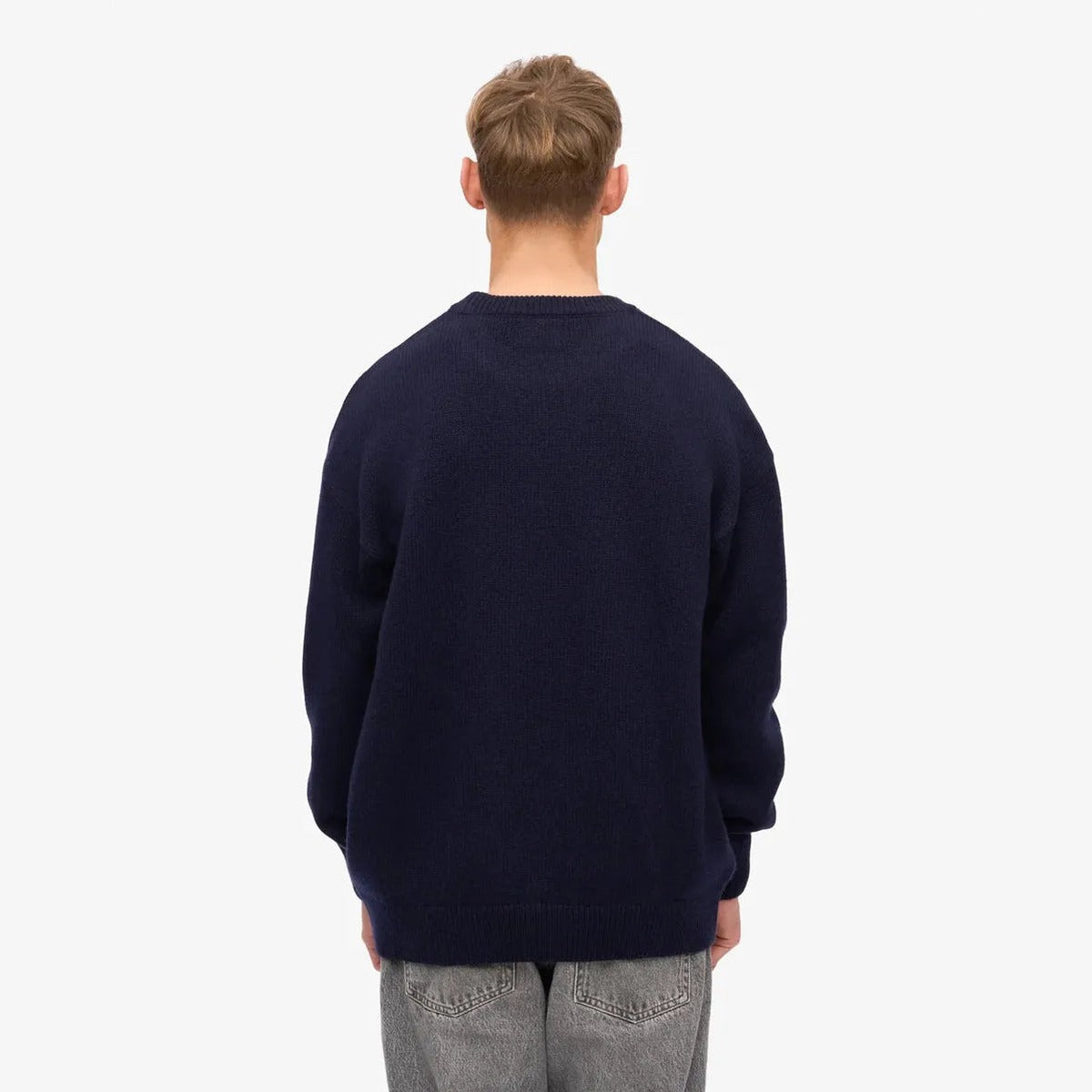 Colorful Standard Oversized Merino Wool Crew in Navy Blue