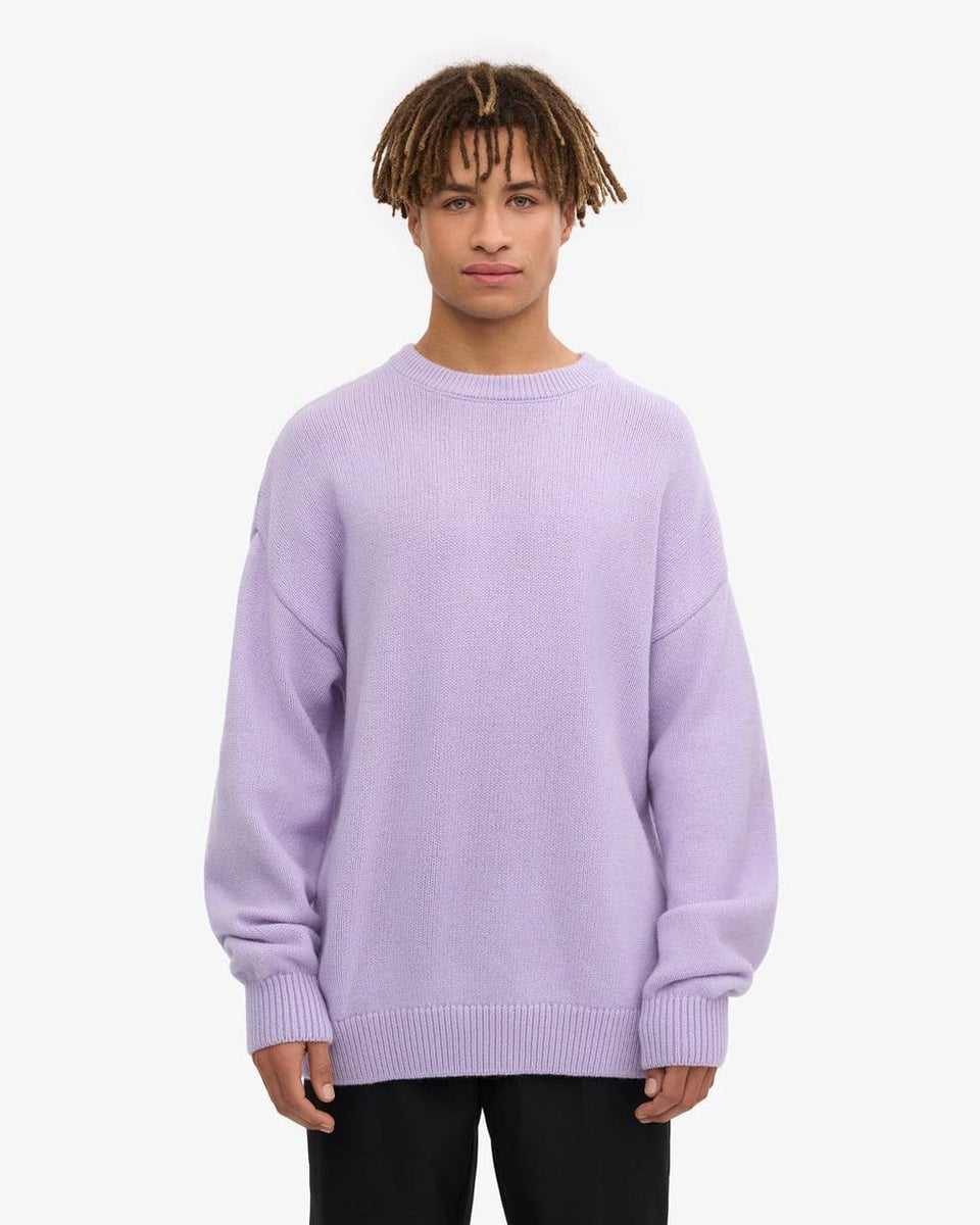 Colorful Standard Oversized Merino Wool Crew in Soft Lavender