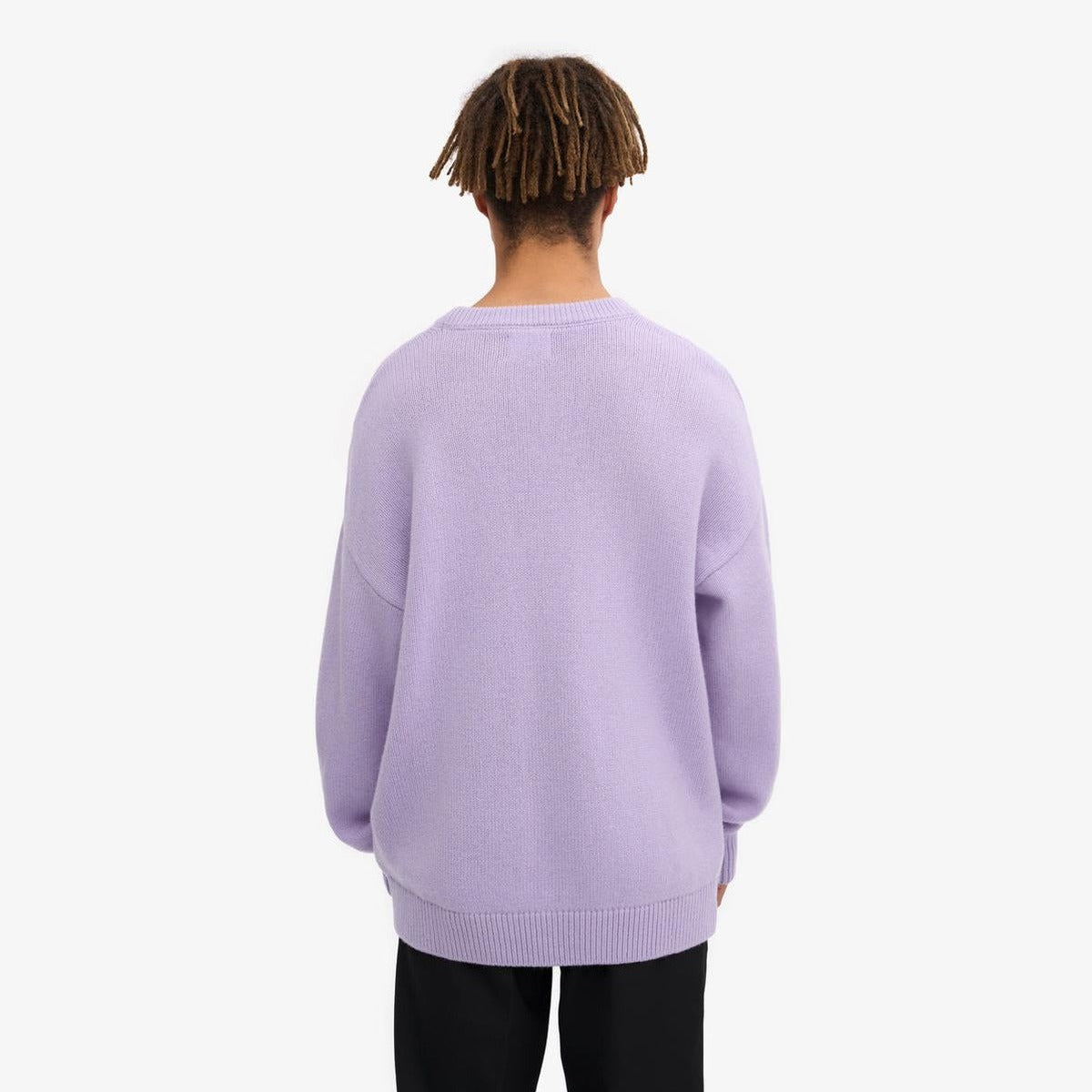 Colorful Standard Oversized Merino Wool Crew in Soft Lavender