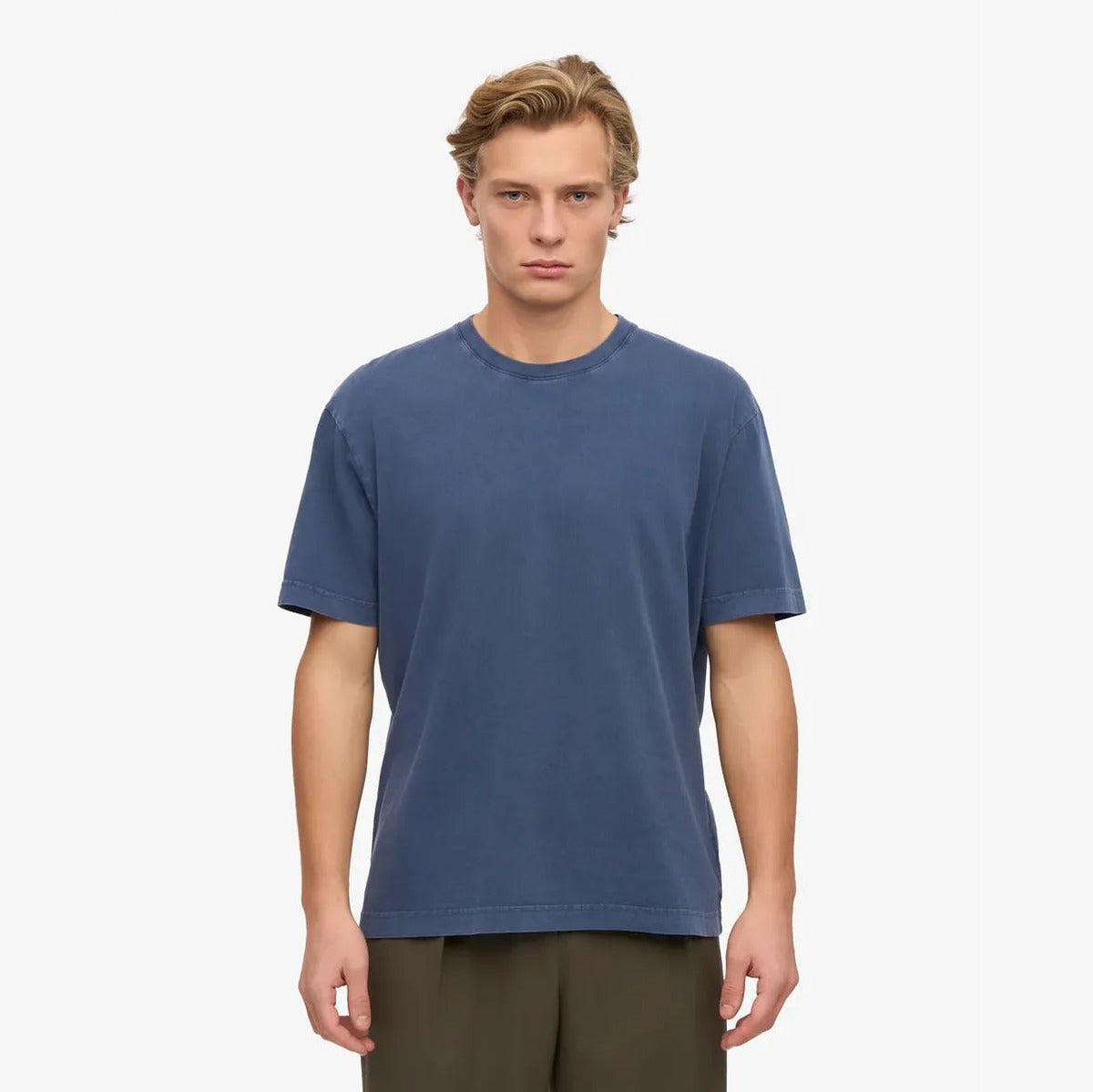 Colorful Standard Oversized Organic T-Shirt in Neptune Blue