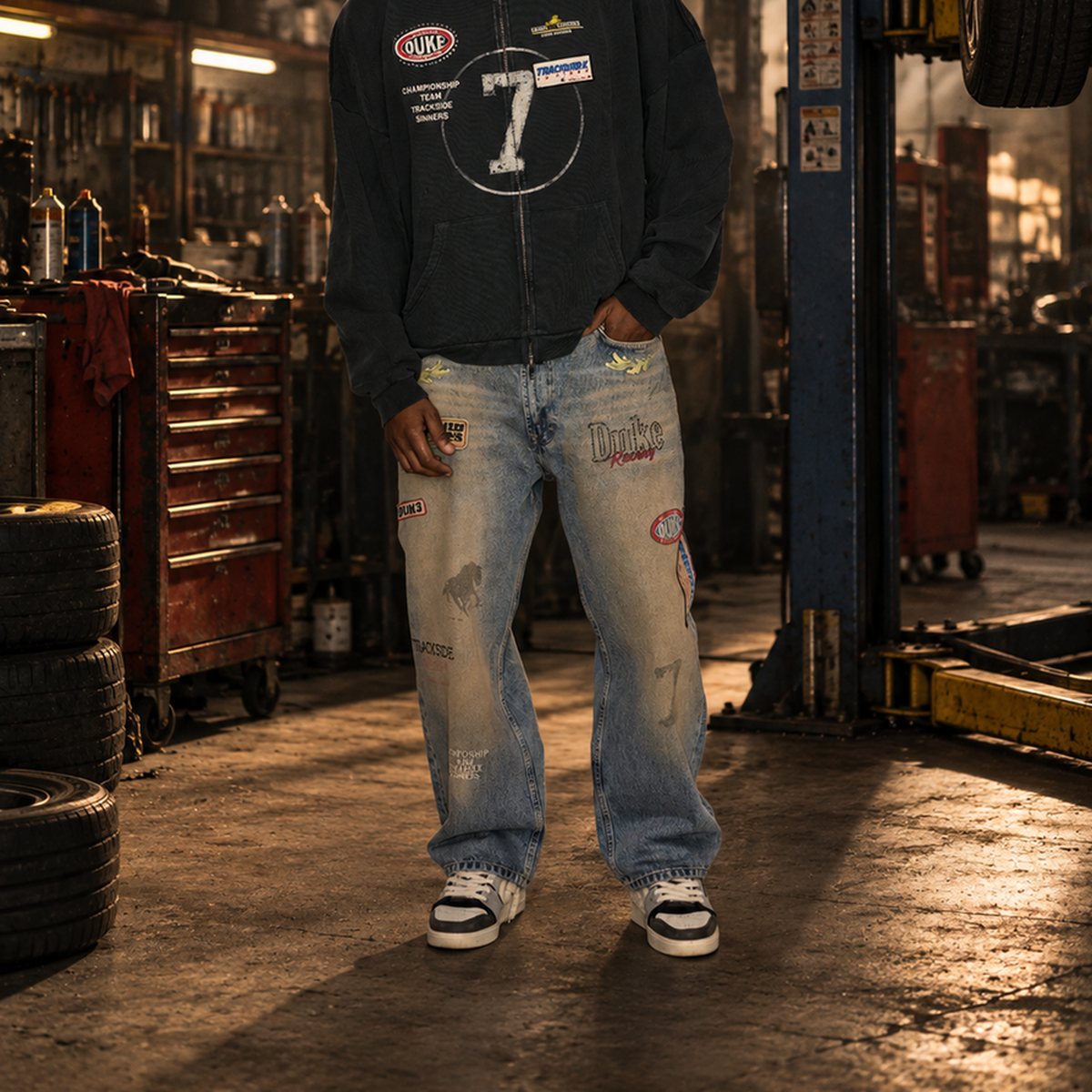 Duke + Dexter Trackside Jeans – Mr.Something campaign