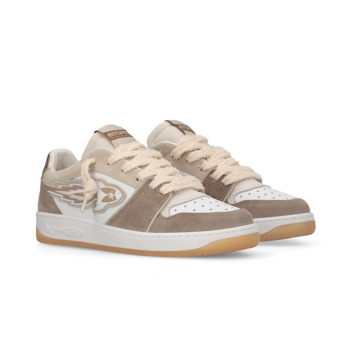 Enterprise Japan Egg Rocket 4 Sneakers Ecru/White/Gold