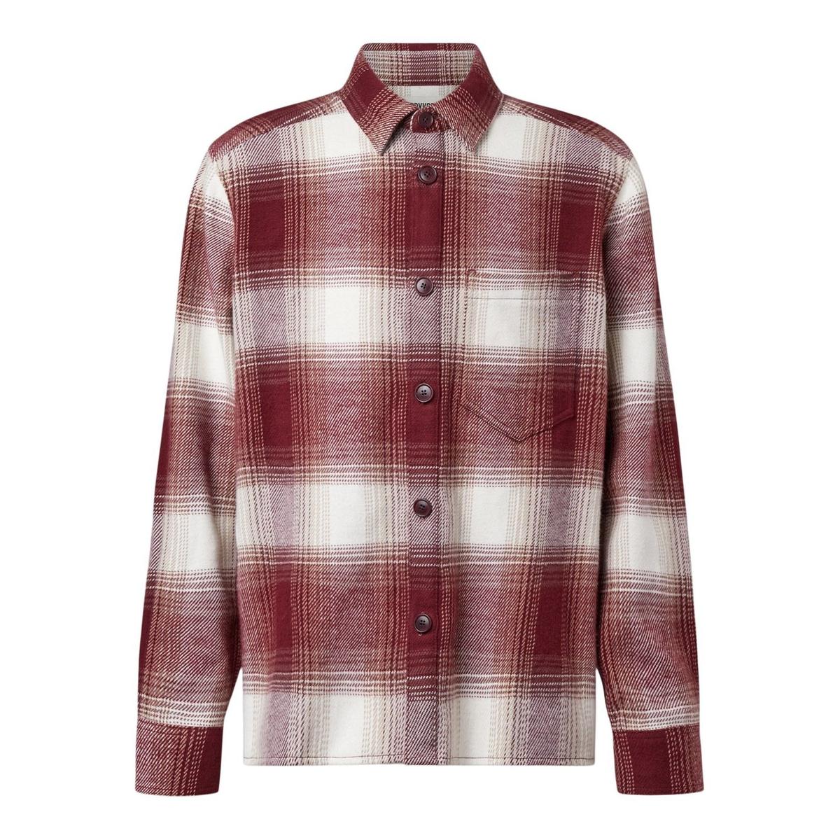 Drykorn Dieggo Red Relaxed Shirt