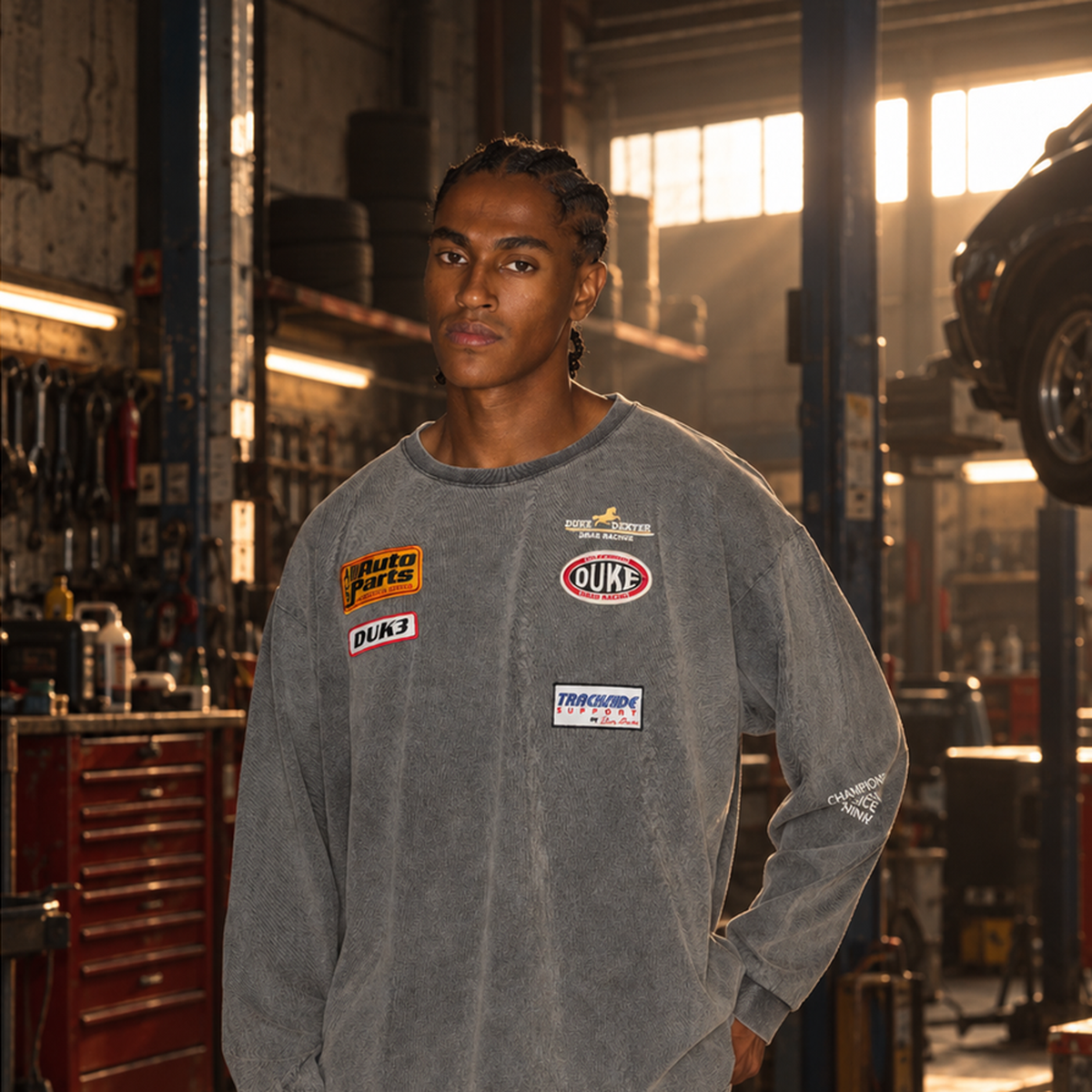 Duke + Dexter Track Long Sleeve Top – Mr.Something campaign
