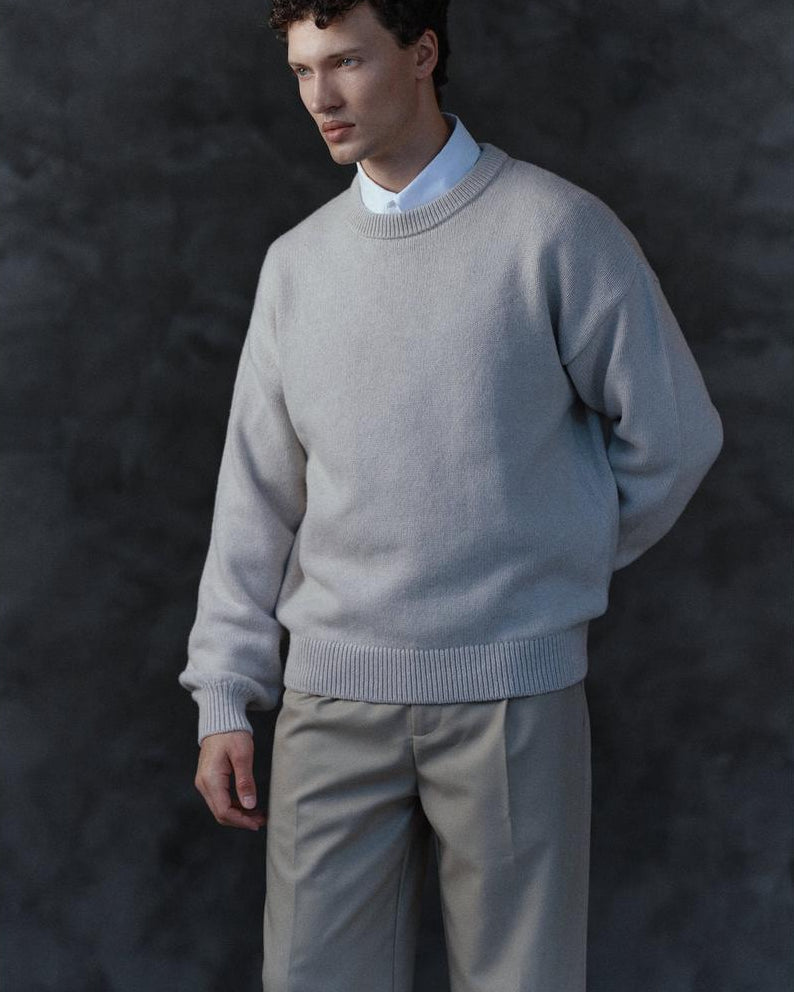 Colorful Standard Merino Wool Crew Heather Grey – Mr.something campaign