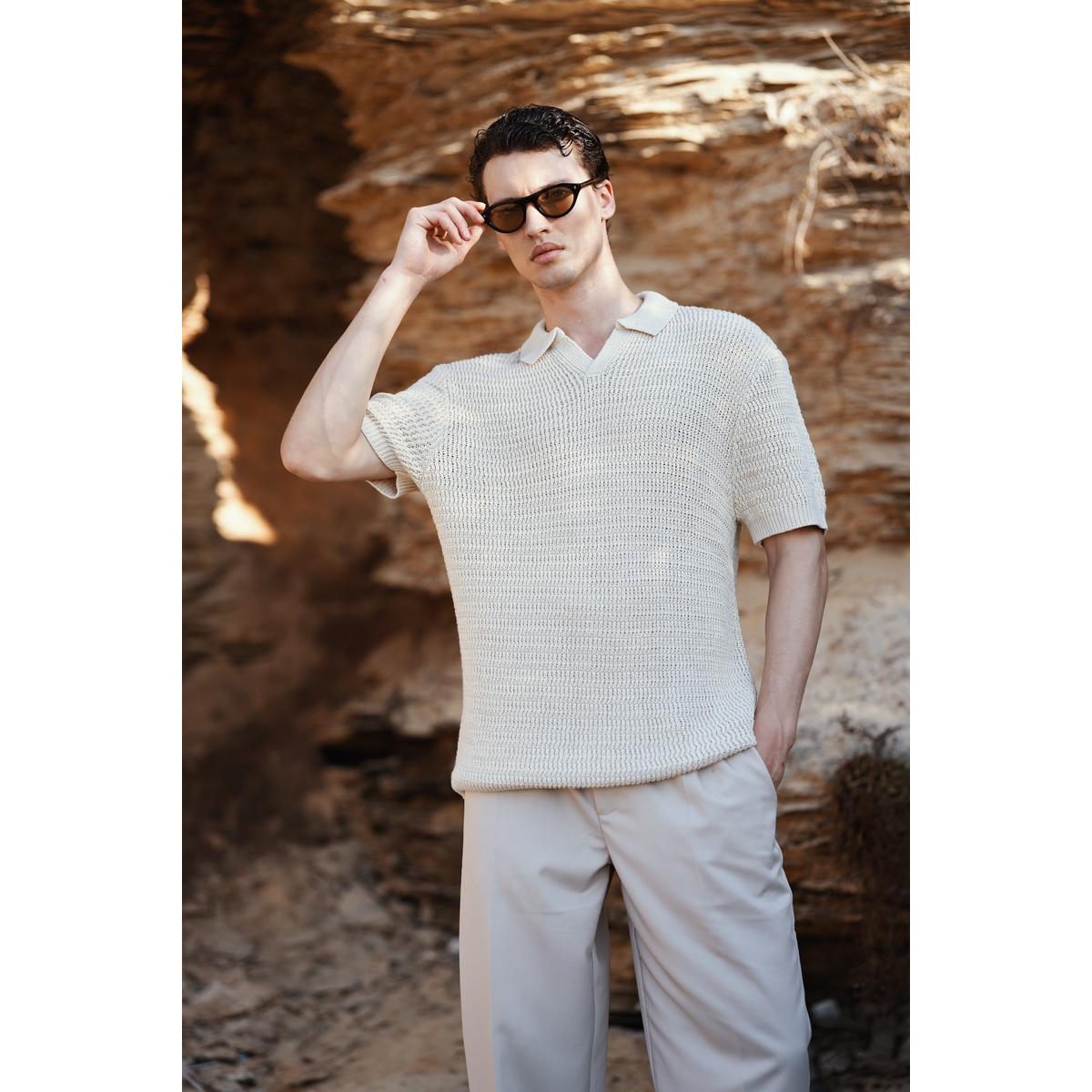 NOBL Charles Crochet Polo Stone – Mr.something campaign
