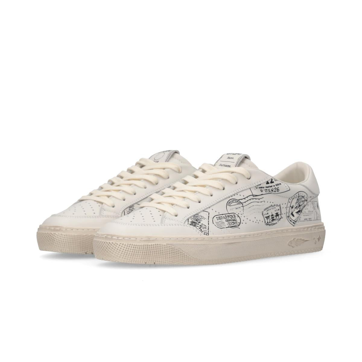 Enterprise Japan Jupiter Rocket 3 Sneakers Print White/Black