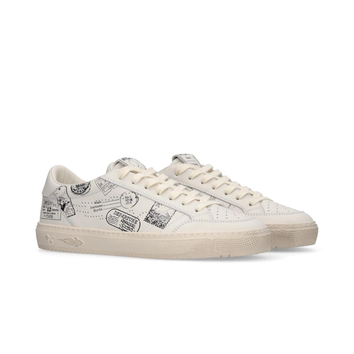 Enterprise Japan Jupiter Rocket 3 Sneakers Print White/Black