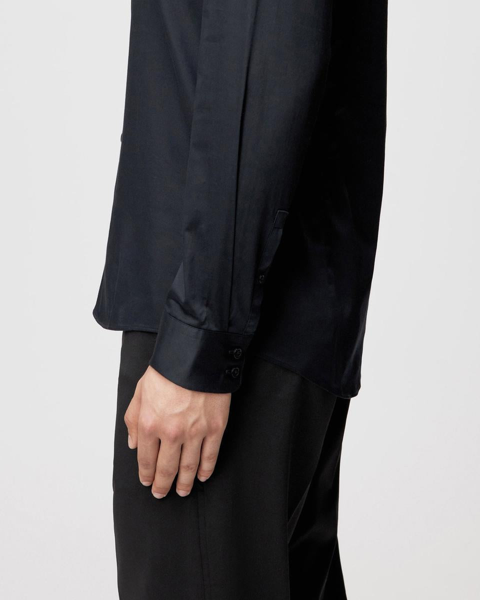 Drykorn Daneel Black Classic Slim Fit Long Sleeve Shirt