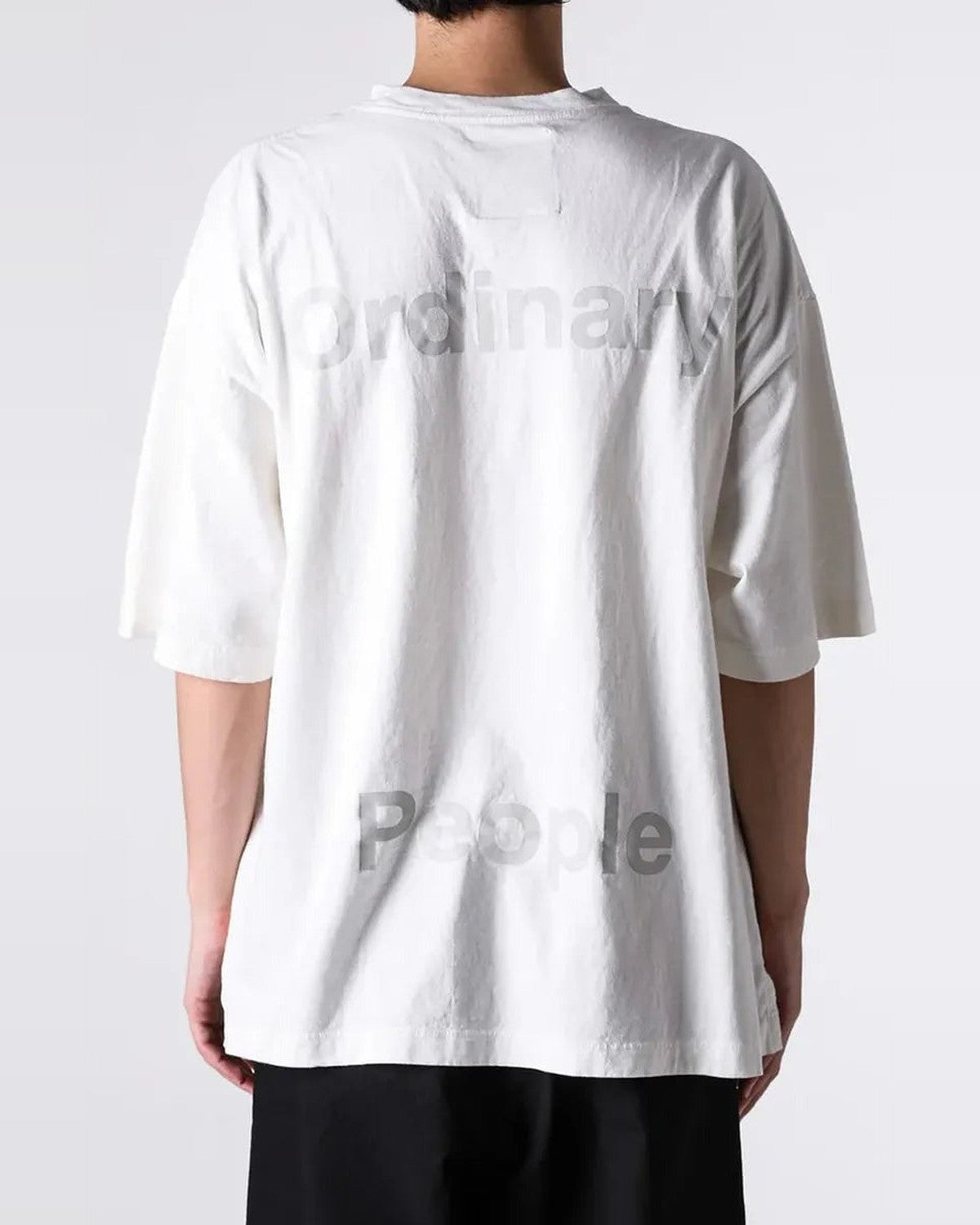 Maison Mihara Yasuhiro Leon Print T-Shirt in White
