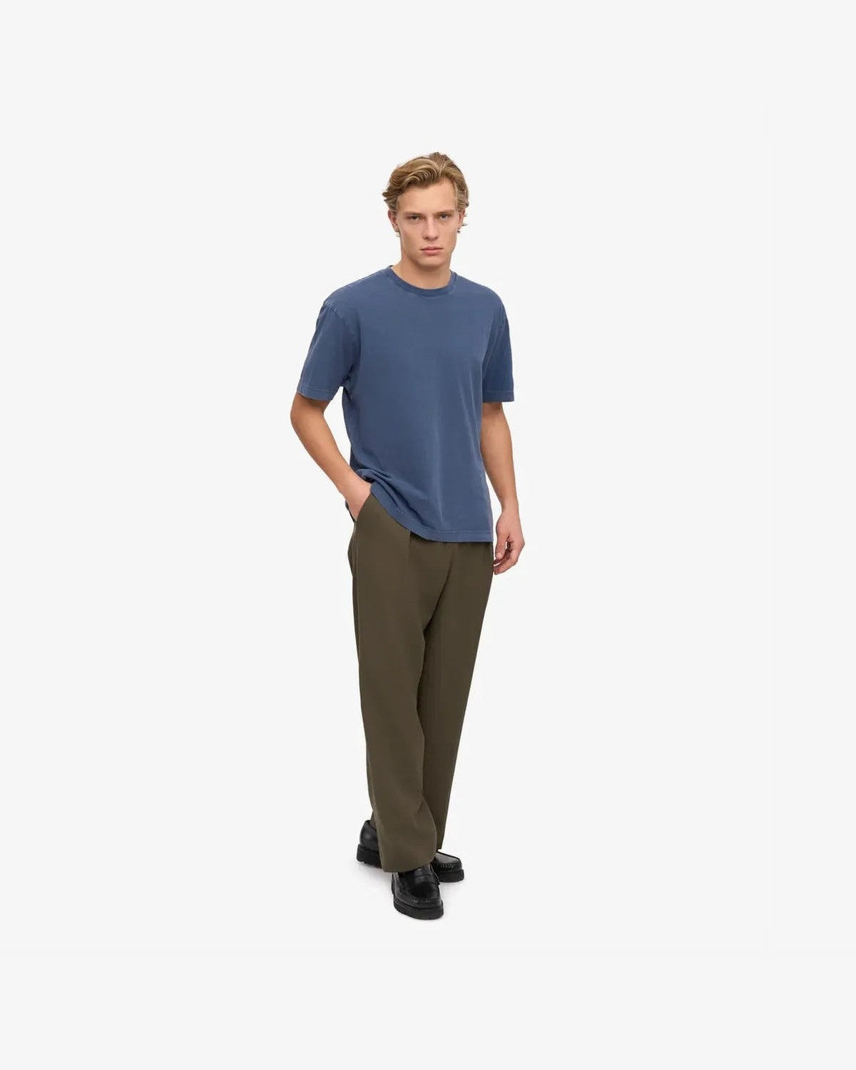 Colorful Standard Oversized Organic T-Shirt in Neptune Blue