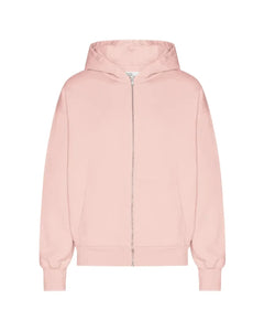 Colorful Standard Organic Oversized Zip Hoodie in Faded Pink