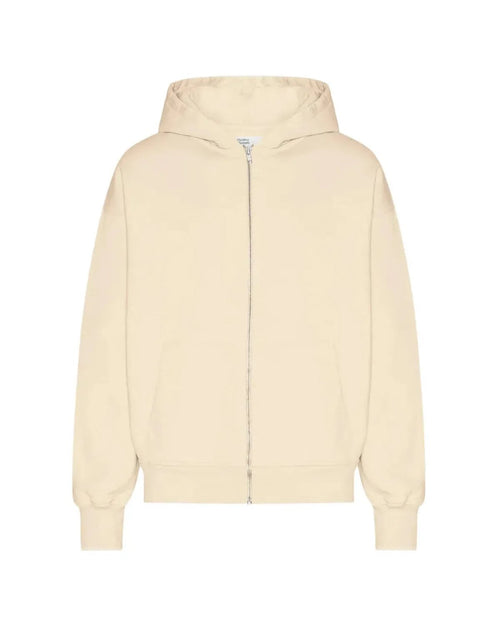 Colorful Standard Organic Oversized Zip Hoodie in Ivory White