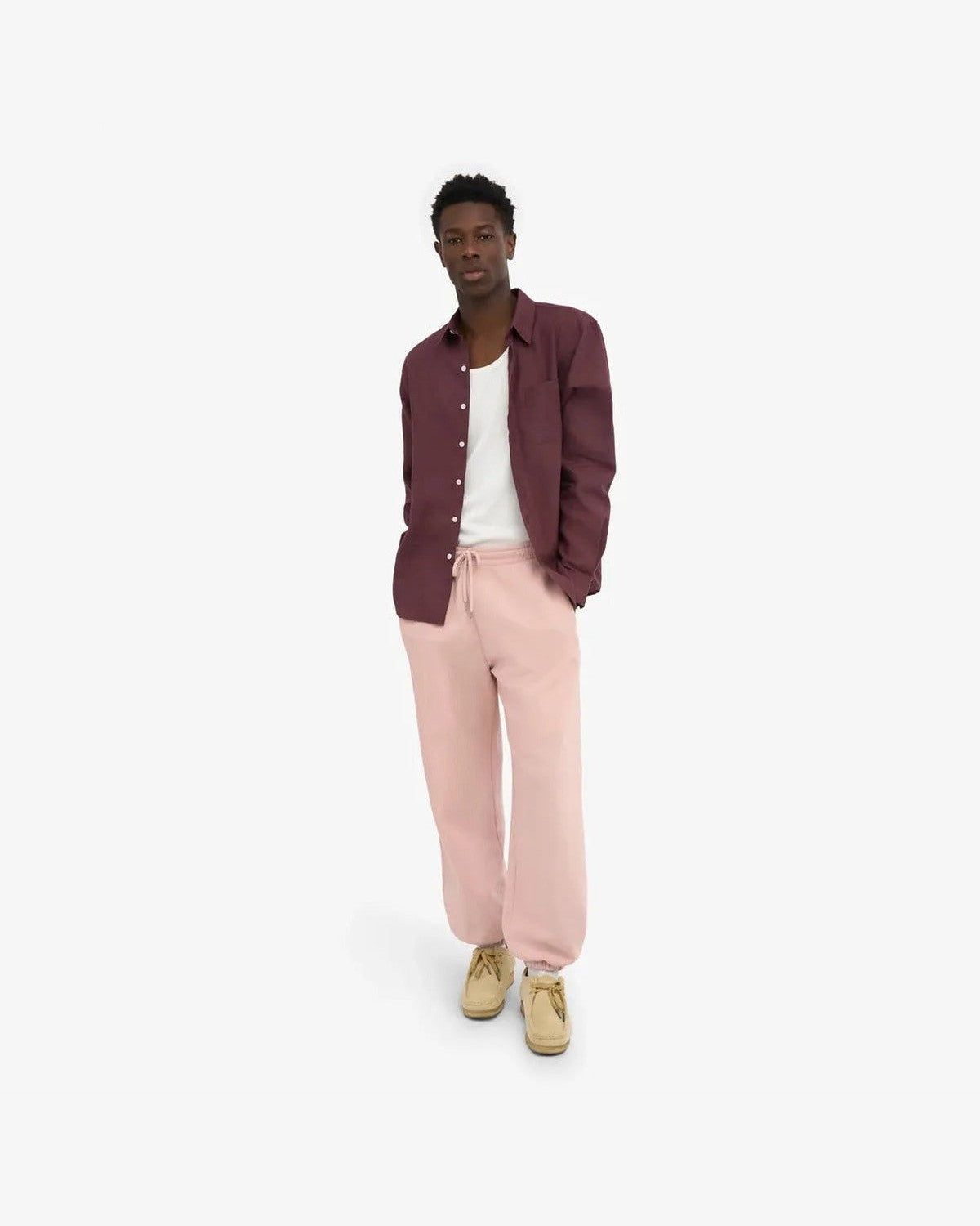 Colorful Standard Organic Sweatpants 2.0 in Faded Pink