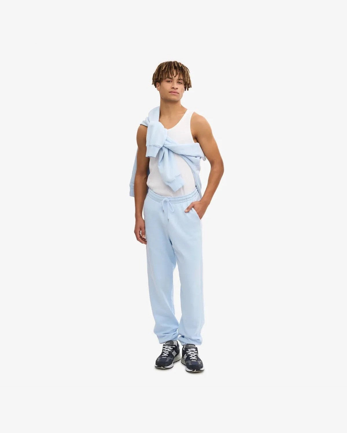 Colorful Standard Organic Sweatpants 2.0 in Polar Blue