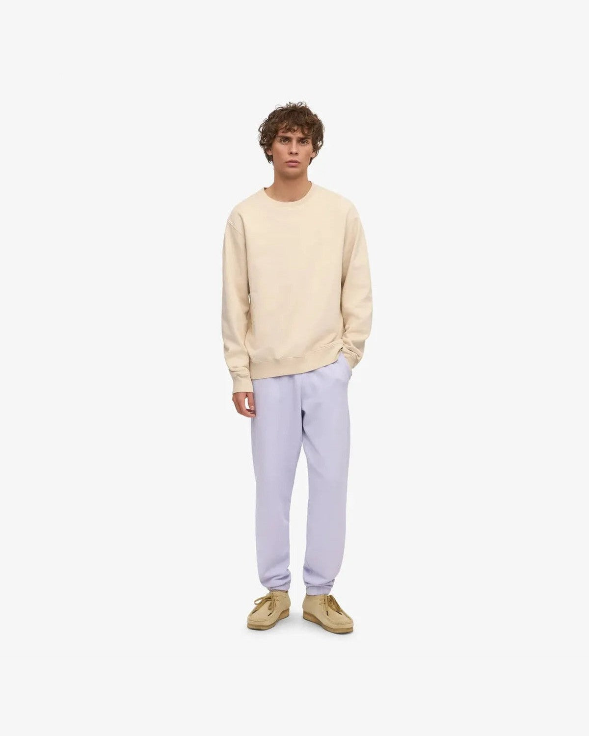 Colorful Standard Organic Sweatpants in Soft Lavender