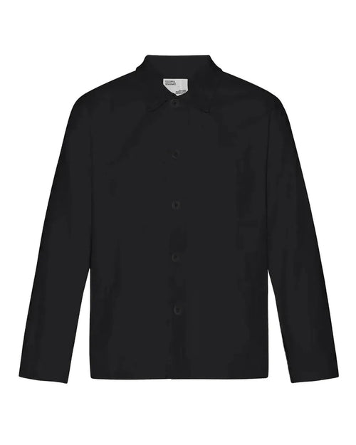 Colorful Standard Organic Workwear Jacket in Deep Black