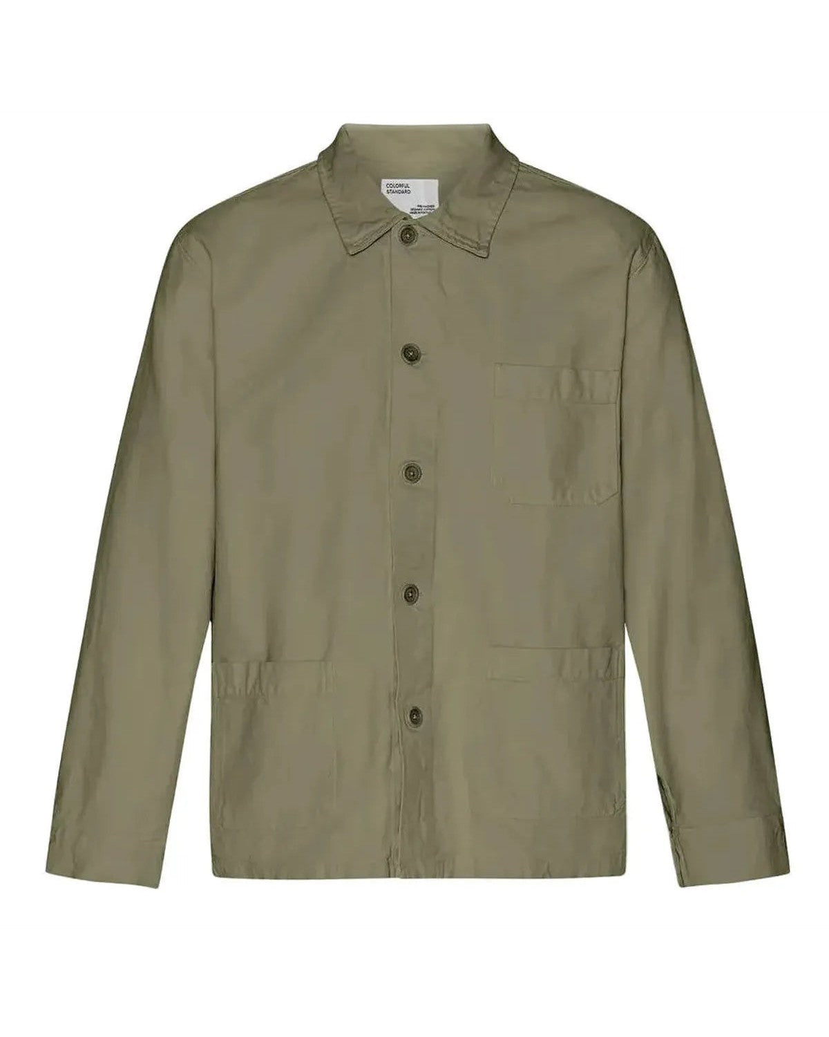Colorful Standard Organic Workwear Jacket in Dusty Olive