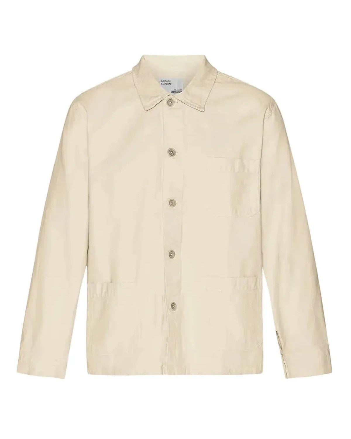 Colorful Standard Organic Workwear Jacket in Ivory White