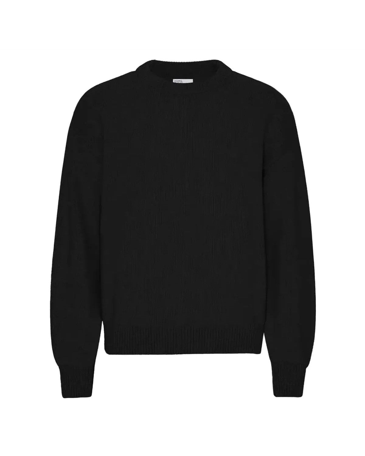 Colorful Standard Oversized Merino Wool Crew in Deep Black