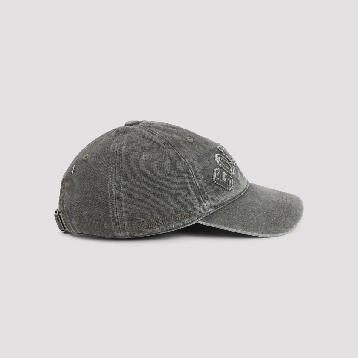 Golden Goose Baseball Cap in Dark Kalmata with Tone-on-Tone “Golden” Patch