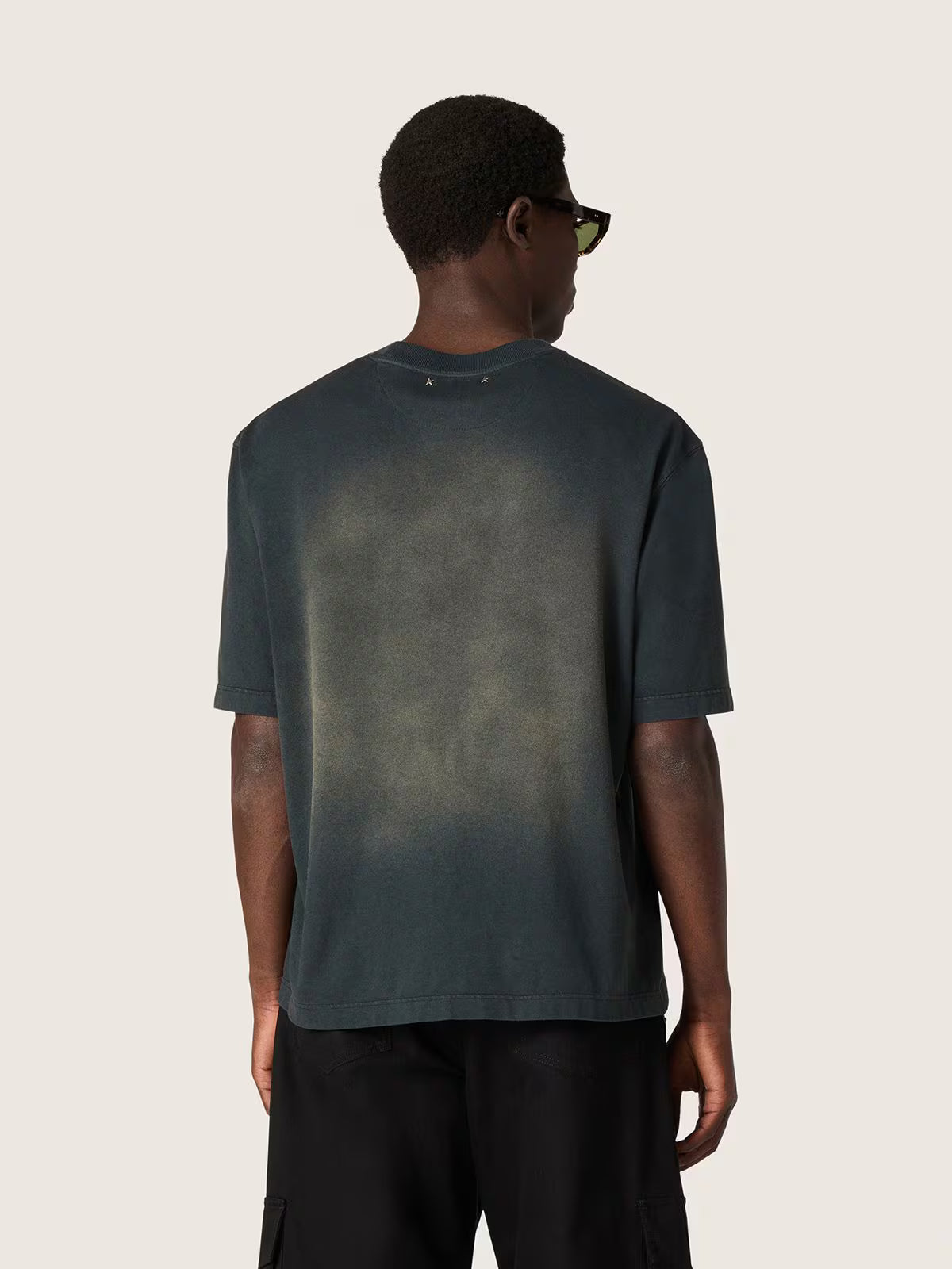 Golden Goose Black Embroidered Logo T-shirt