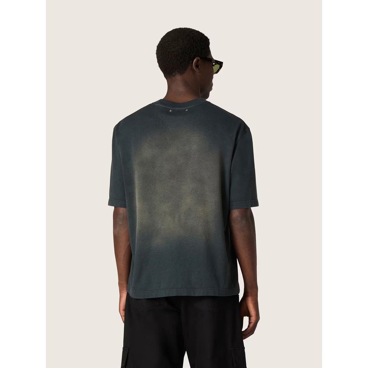 Golden Goose Black Embroidered Logo T-shirt