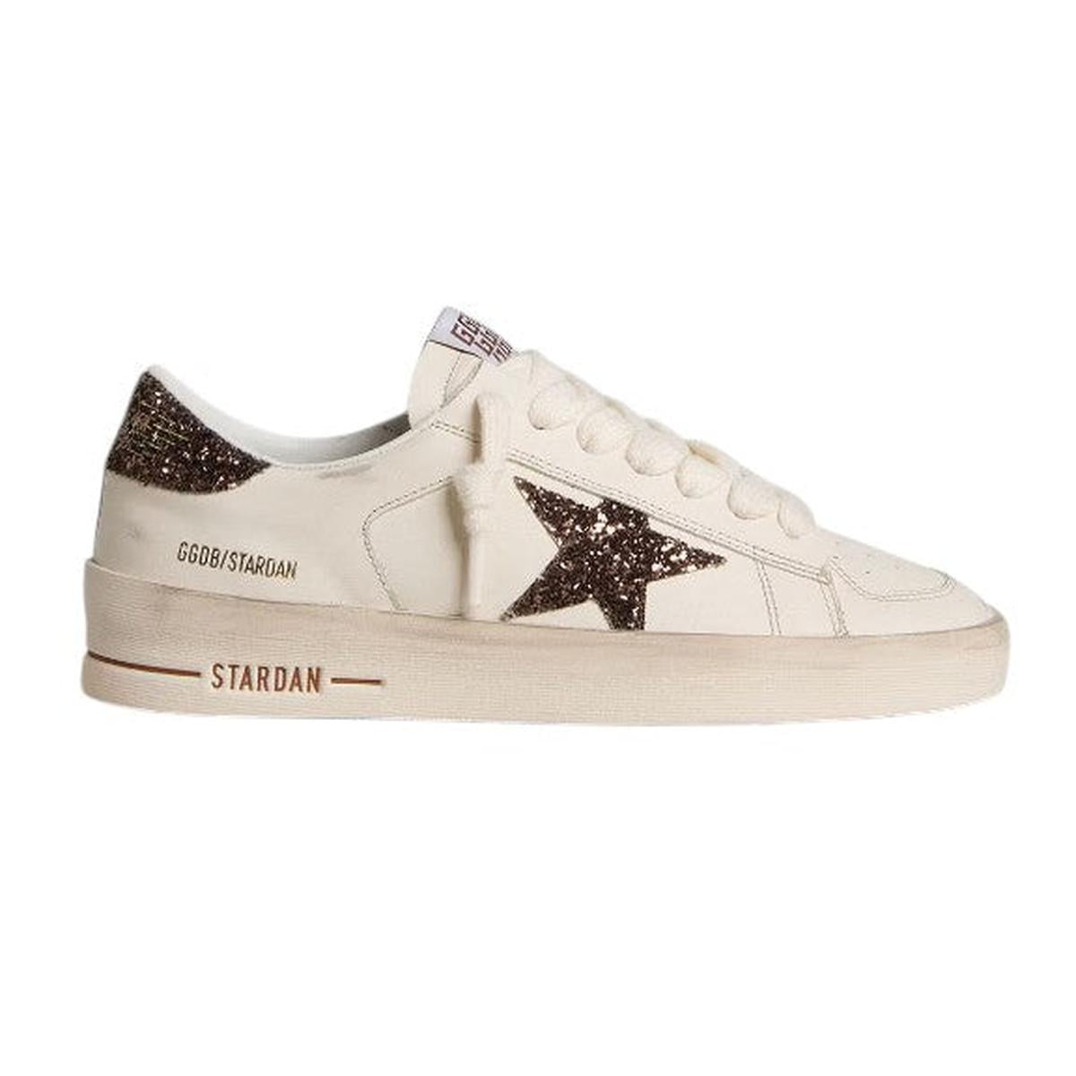 Golden Goose White/Beige Stardan Sneakers
