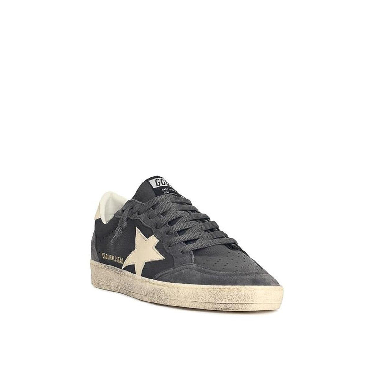 Golden Goose Antracite/Green Ballstar Sneakers