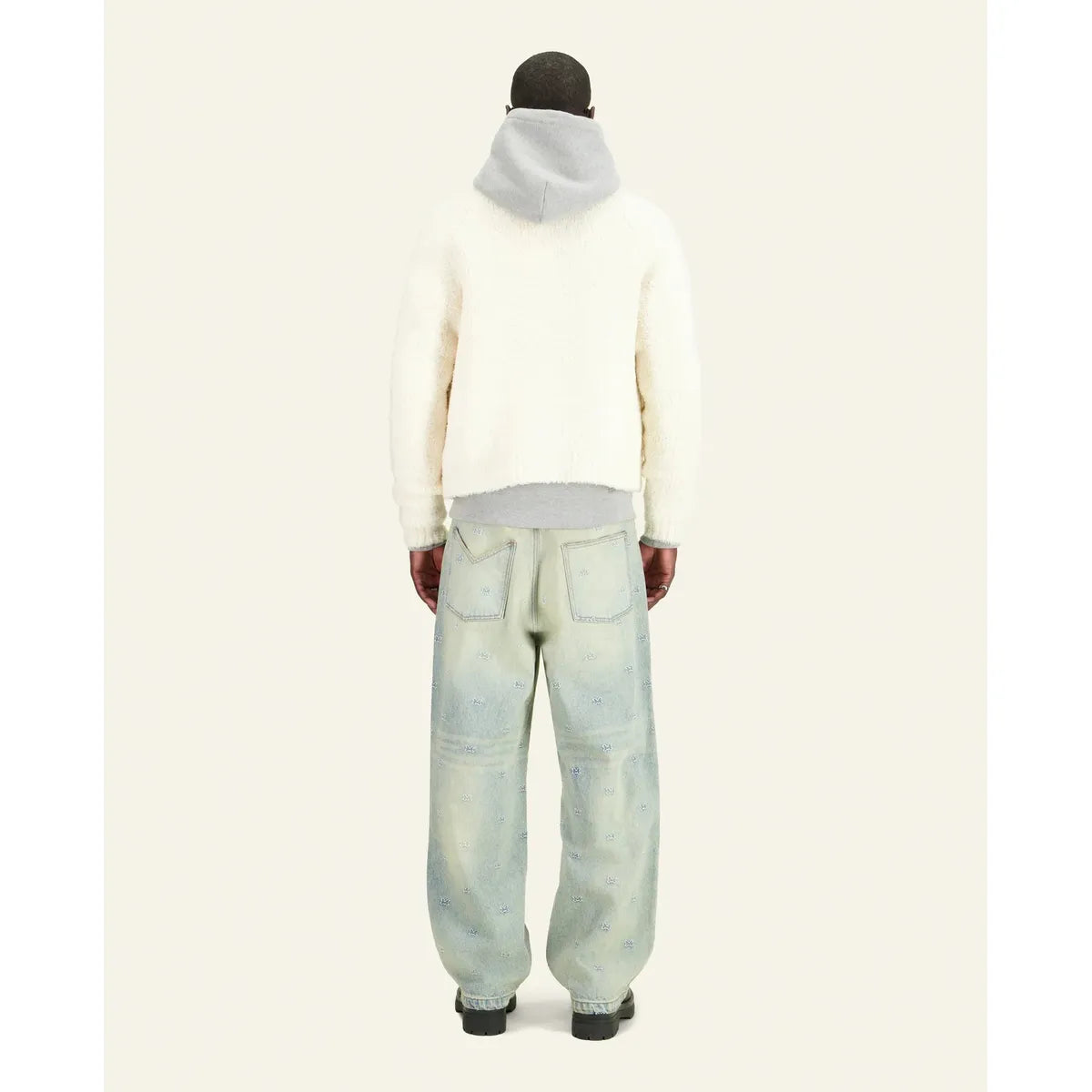 Mouty Brandmark Baggy Denim Trousers