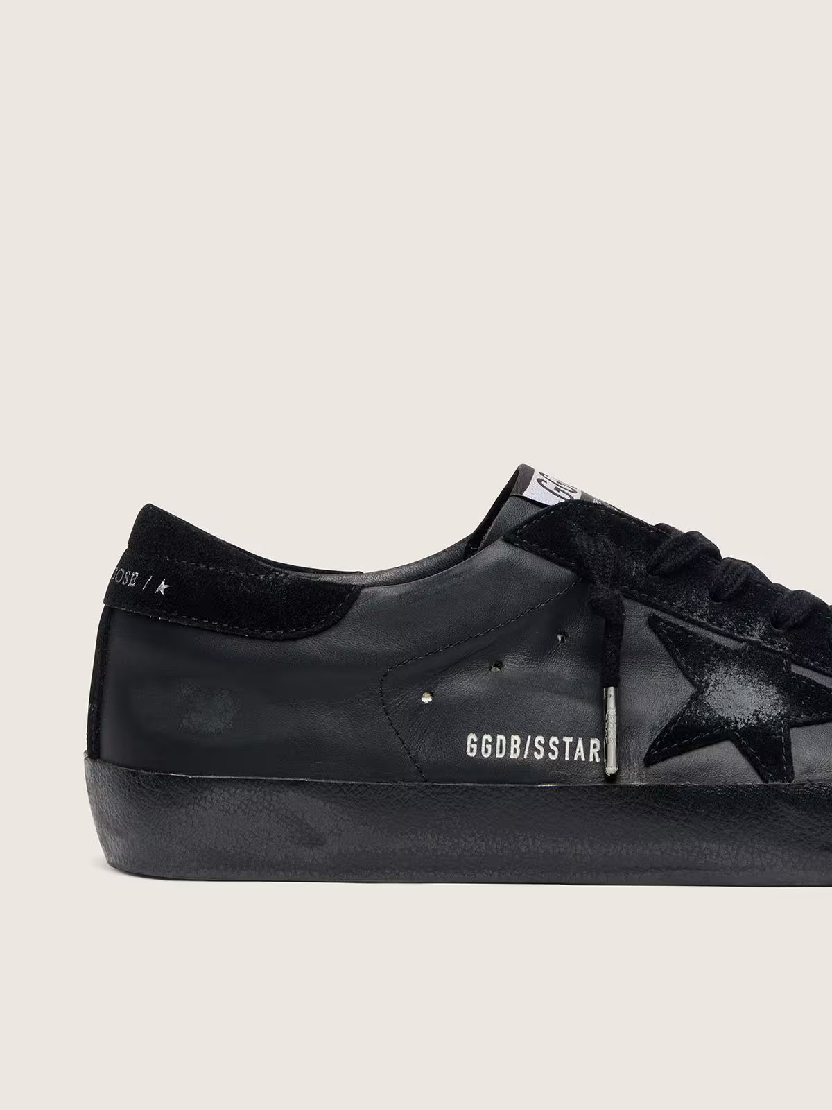 Golden Goose Black Nappa\Suede Super-Star Sneakers