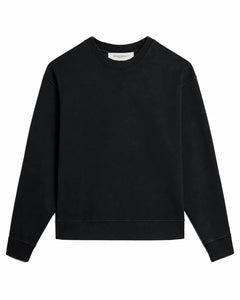 Golden Goose Reverse Logo Sweatshirt in Washed Black