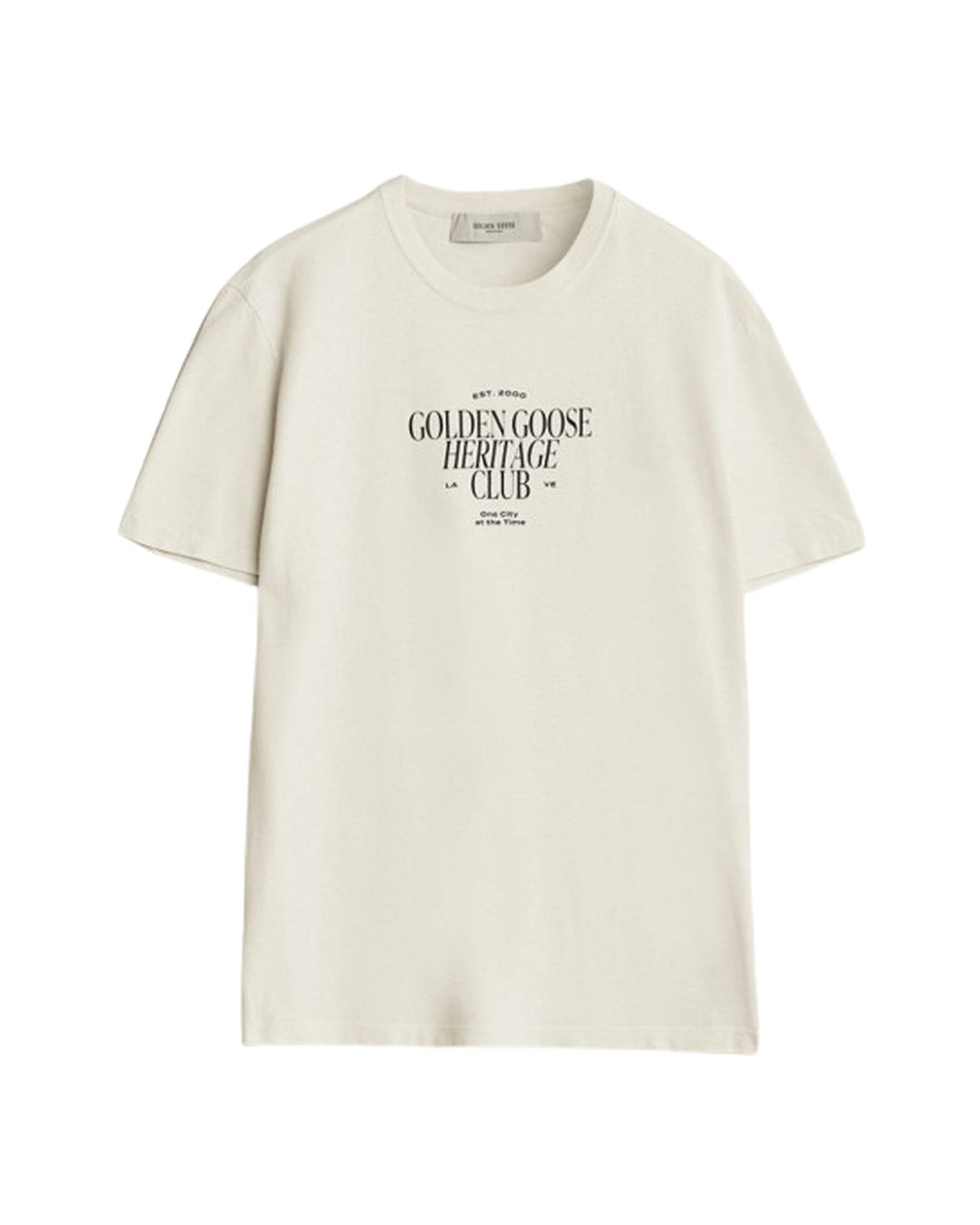 Golden Goose Heritage T-Shirt in Off-White