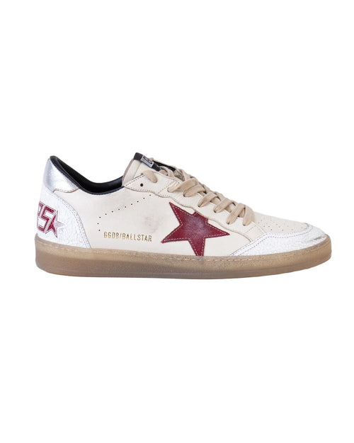 Golden Goose Ball Star Sneakers with Bordeaux Star