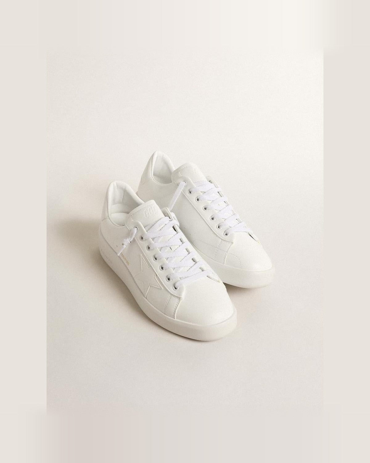 Golden Goose Purestar Bio-Based Sneakers in Optic White