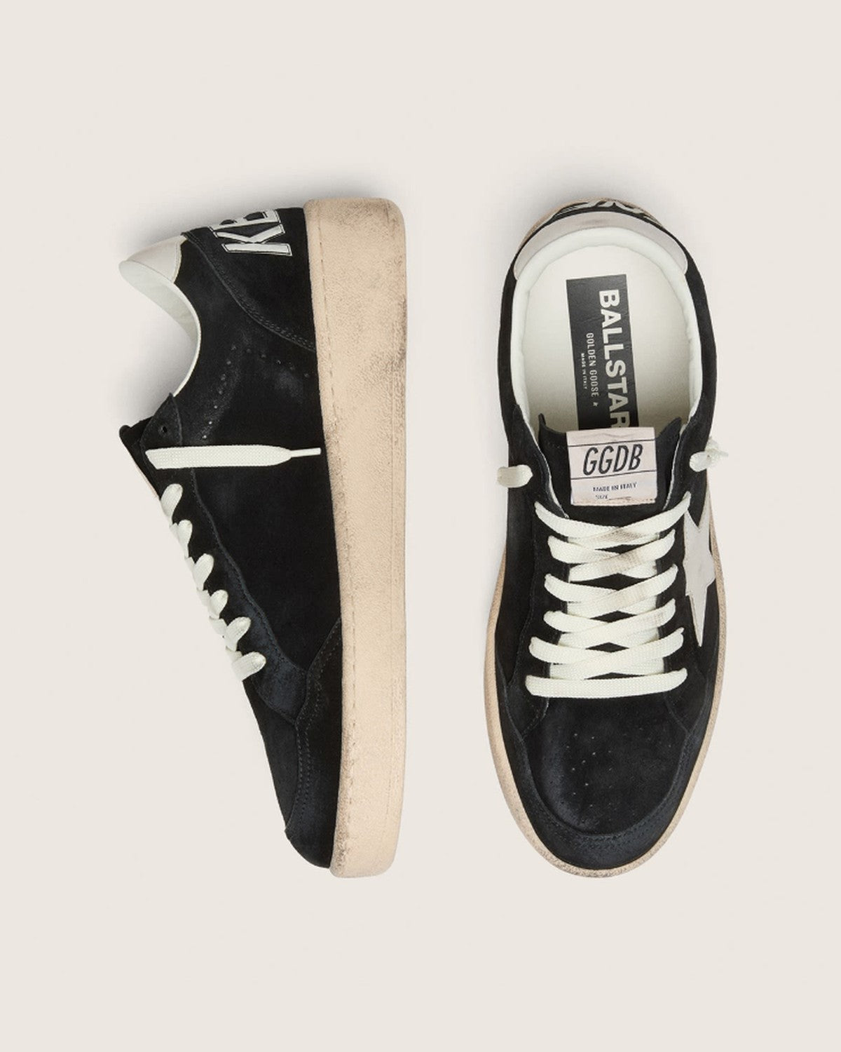 Golden Goose Ball Star 2 Sneakers in Black and White