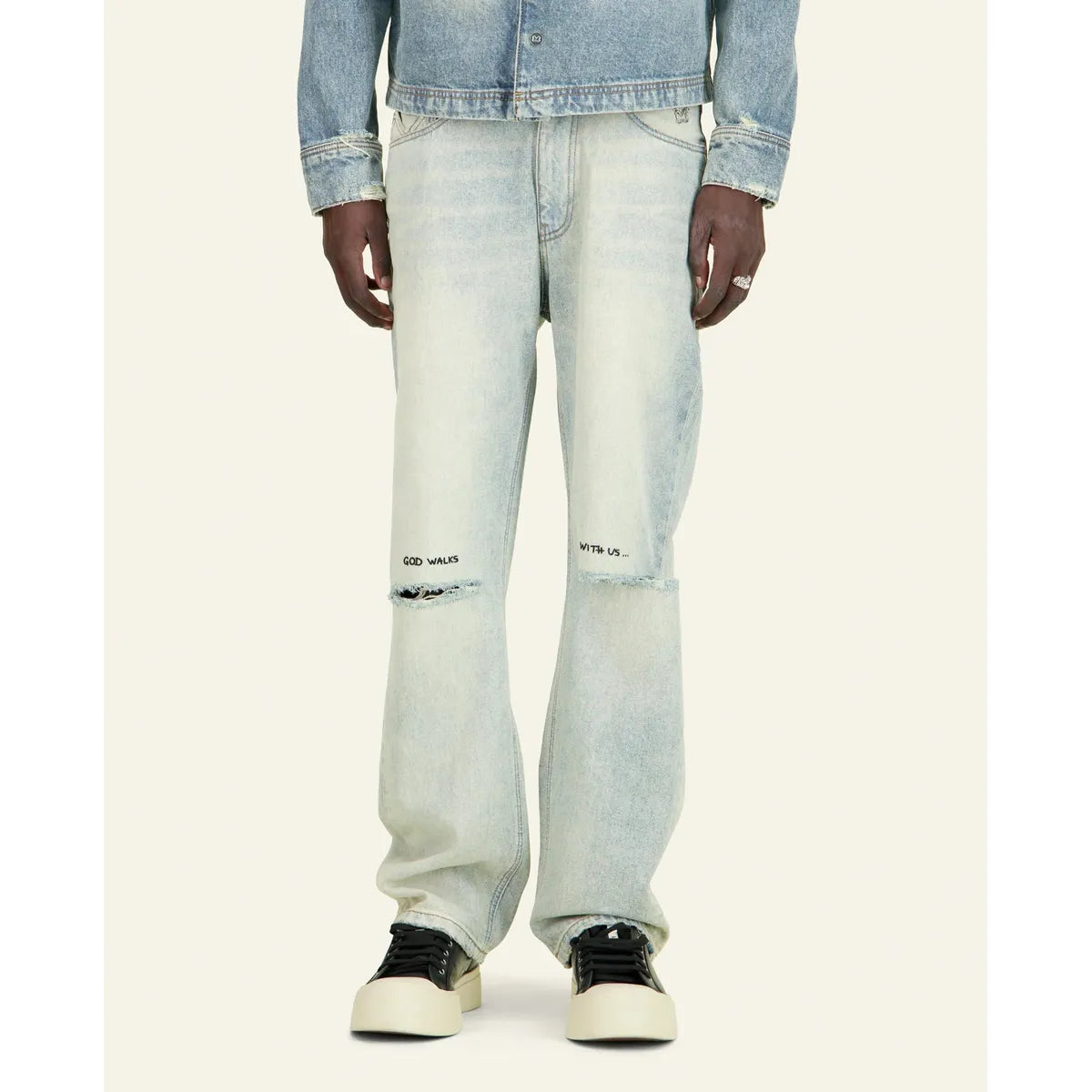 Mouty God Denim Pants