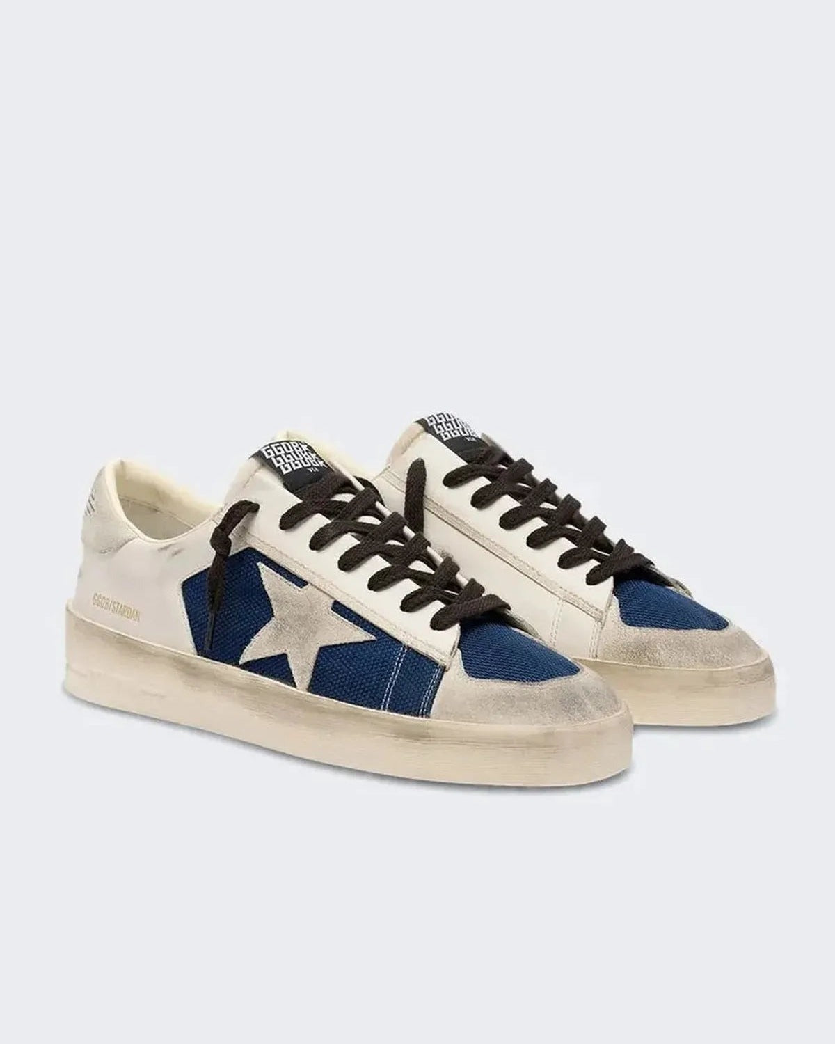 Golden Goose Stardan Sneakers in Navy, Grey and Milk