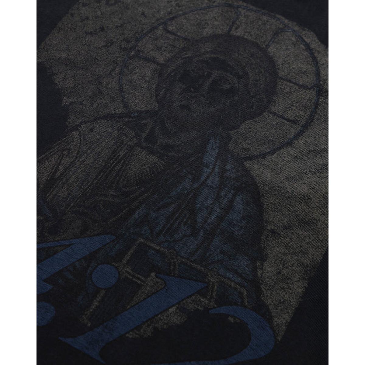 Undergold Gratia Plena Pantocrator Boxy Fit T-shirt Vintage Black