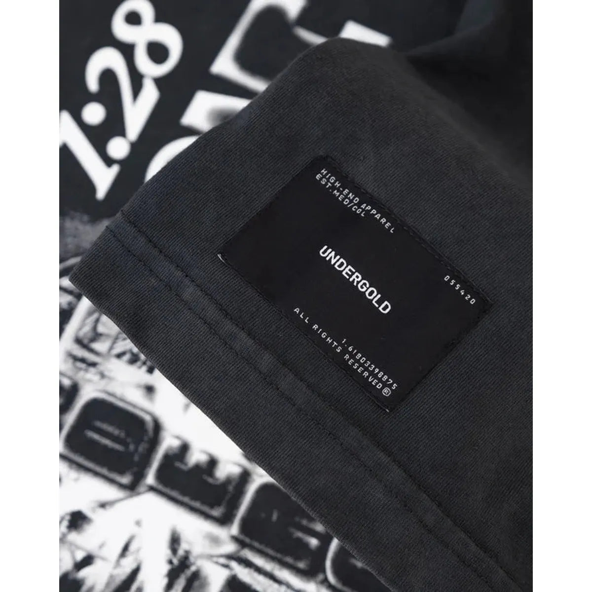 Undergold Gratia Plena The Risen One T-shirt Vintage Black