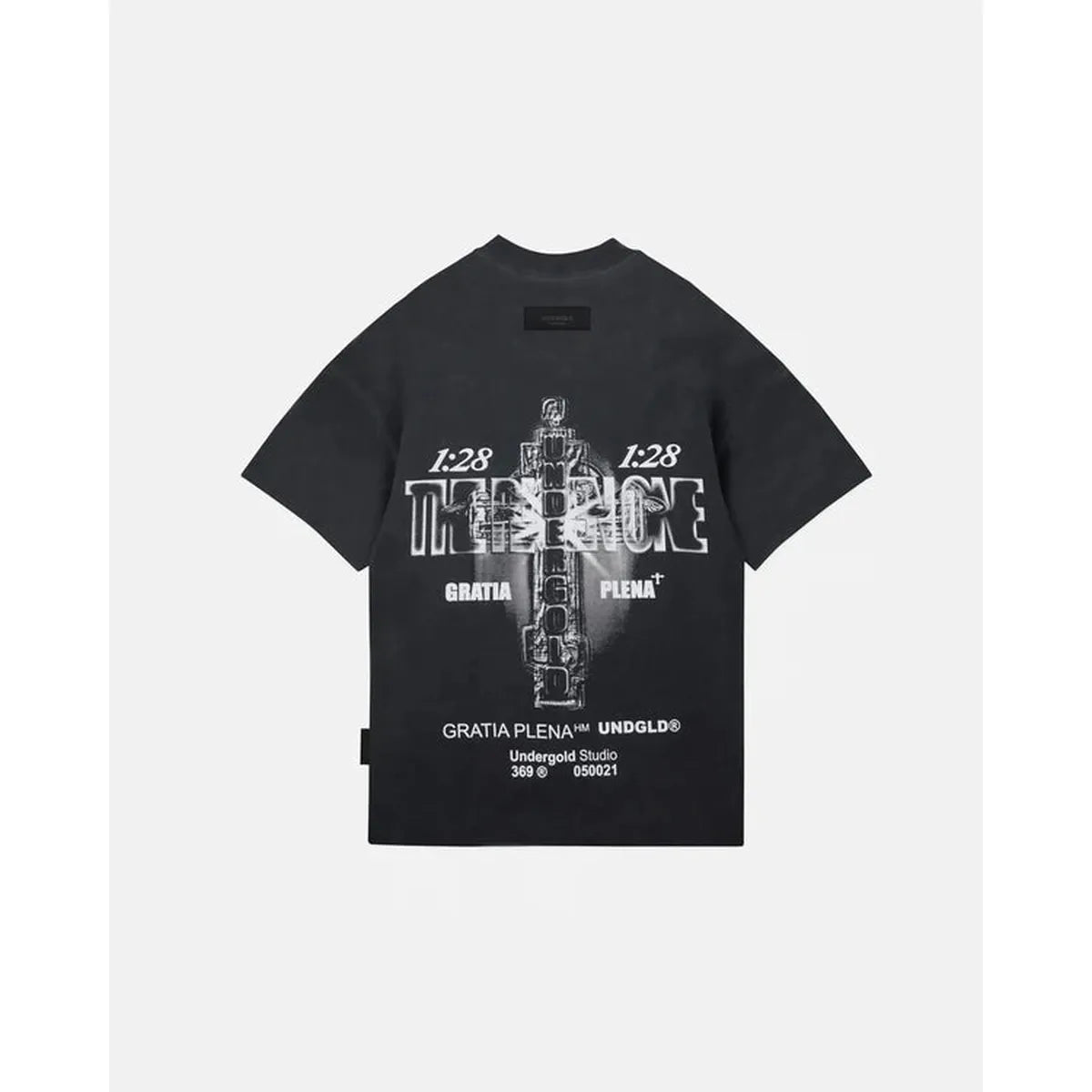 Undergold Gratia Plena The Risen One T-shirt Vintage Black