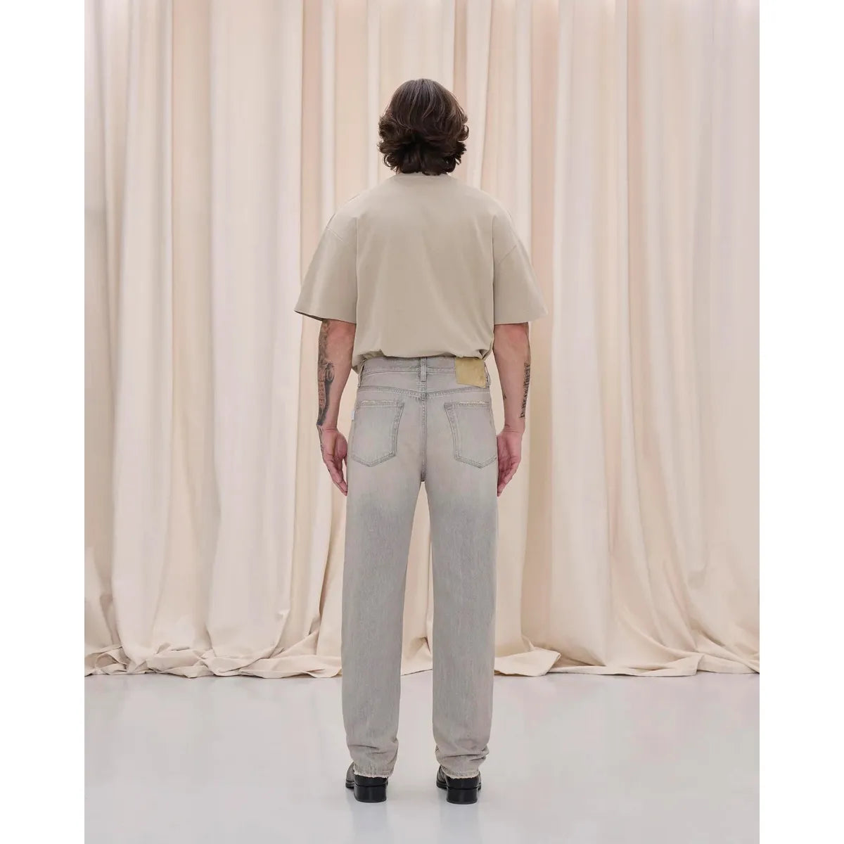 Haikure Pearl Grey Tokyo Slim Trousers