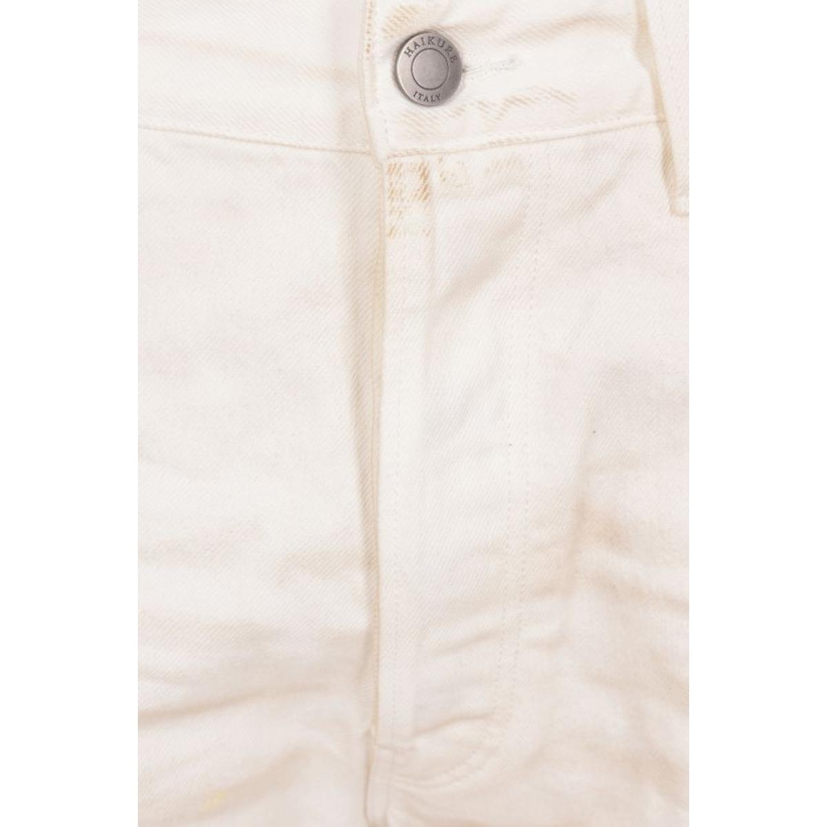 Haikure Achilles Pollock White Trousers
