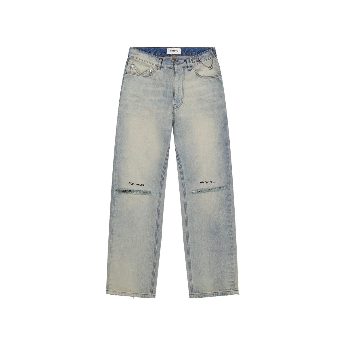 Mouty God Denim Pants